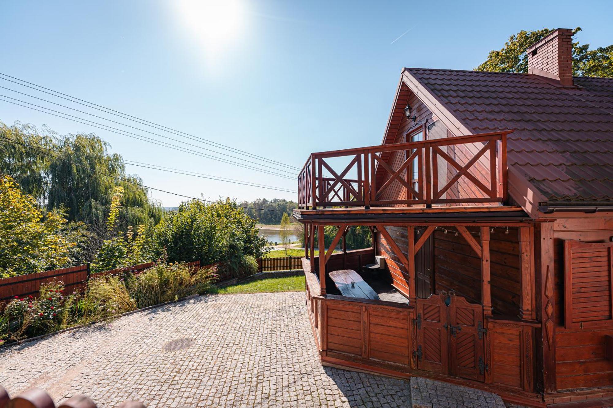 Bug Na Skarpie - Domek Wypoczynkowy Z Jacuzzi I Kominkiem Drohiczyn Exteriör bild