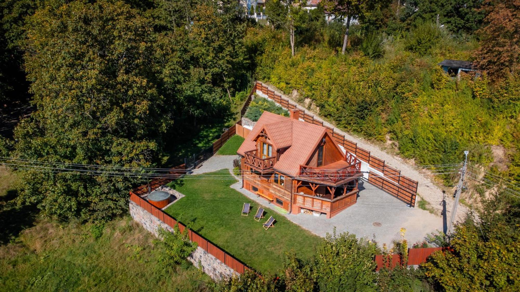 Bug Na Skarpie - Domek Wypoczynkowy Z Jacuzzi I Kominkiem Drohiczyn Exteriör bild